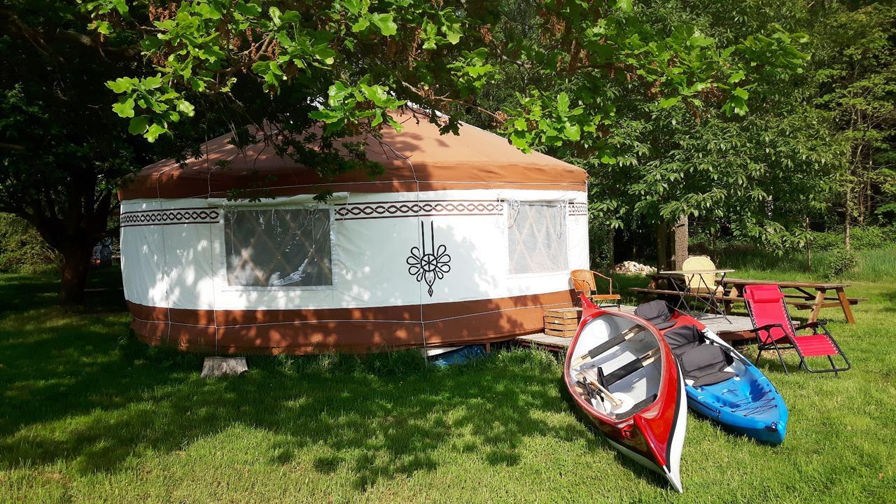 Glamping Podgrodzie Hotel Nowe Warpno Kültér fotó