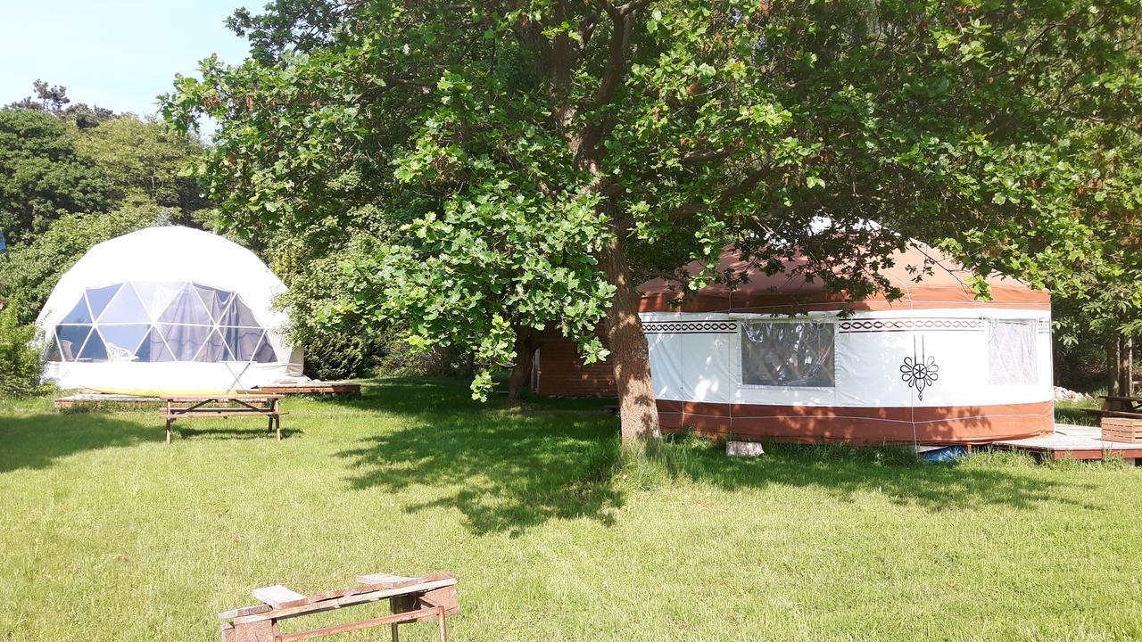 Glamping Podgrodzie Hotel Nowe Warpno Kültér fotó