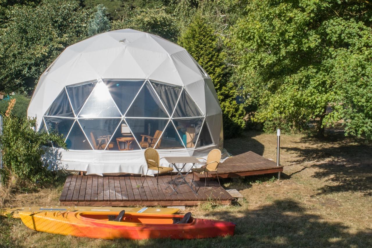 Glamping Podgrodzie Hotel Nowe Warpno Kültér fotó